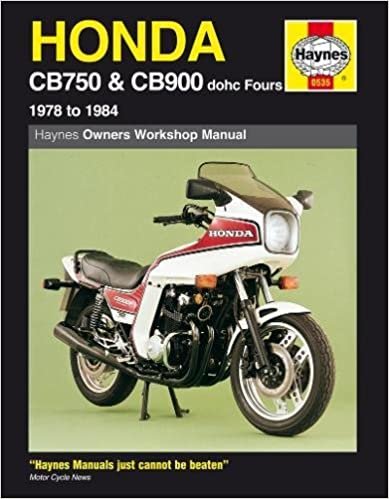 Honda CB750 & CB900 dohc Fours 1978 - 1984 (Motorcycle Manuals) indir