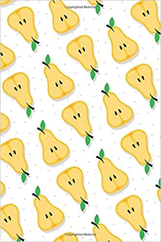 Pear Notebook: 6x9 Lined Writing Notebook Journal, 120 Pages