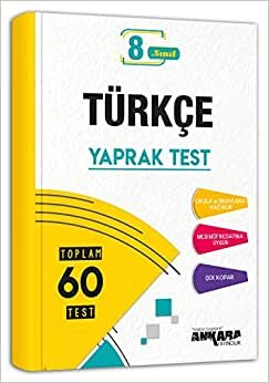 Ankara 8. Sınıf Türkçe Yaprak Test (Yeni)