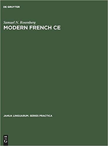 Modern French CE (Janua Linguarum. Series Practica) indir