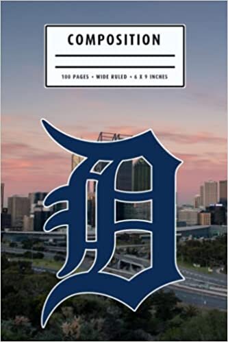 Weekly Planner Composition : Detroit Tigers Notebook- To My Baseball Son , To My Baseball Dad - Baseball Notebook #8