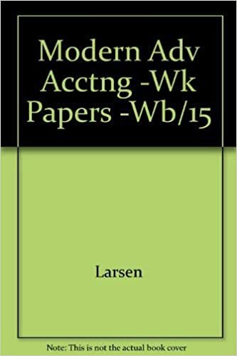 Modern Adv Acctng -Wk Papers -Wb/15