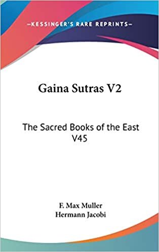 Gaina Sutras V2: The Sacred Books of the East V45