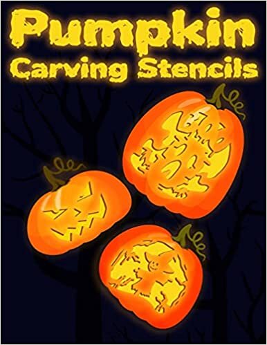 Pumpkin Carving Stencils: +30 Templates For Making Halloween Pumpkins / Funny Patterns Stencils For Kids And Adults indir