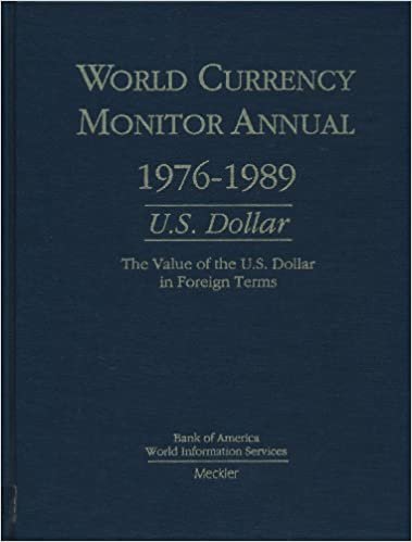 World Currency Monitor Annual: U.S.Dollar