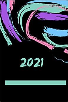 2021: Academic fine Planner (6 x 9 in) 100pages Start Goal-Getter Gray
