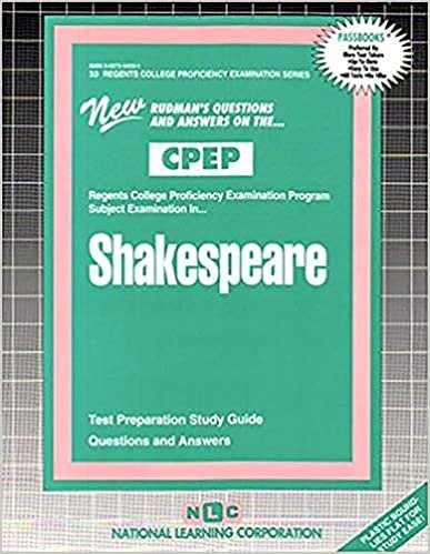 Shakespeare: Passbooks Study Guide (Regents College Proficiency Examination Series)