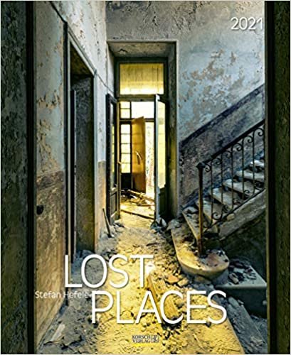 Lost Places 2021: Foto-Wandkalender von verlassenen Orten. Format 36 x 44 cm. indir