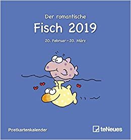 Sternzeichen Fische 2019: Postkartenkalender Sternzeichen indir