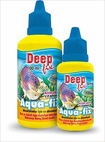 *Deep Fix Aquafix Akvaryumlar İçin Su Düzenleyici Solüsyon 100 ml