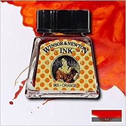 Winsor&Newton Ink Çizim Mürekkebi 14 ml 449 Orange indir