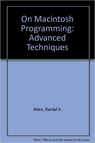 On Macintosh Programming: Advanced Techniques indir