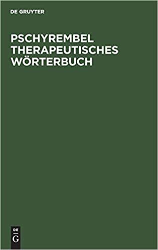 Pschyrembel Therapeutisches Wörterbuch