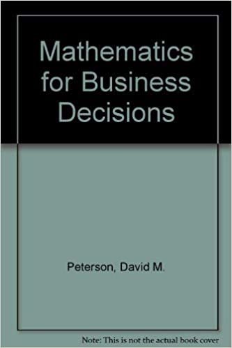 Mathematics for Business Decisions indir