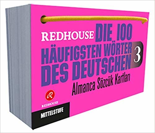 Redhouse Die 100 Häufigsten Wörter des Deutschen 3 Almanca Sözlük Kartları