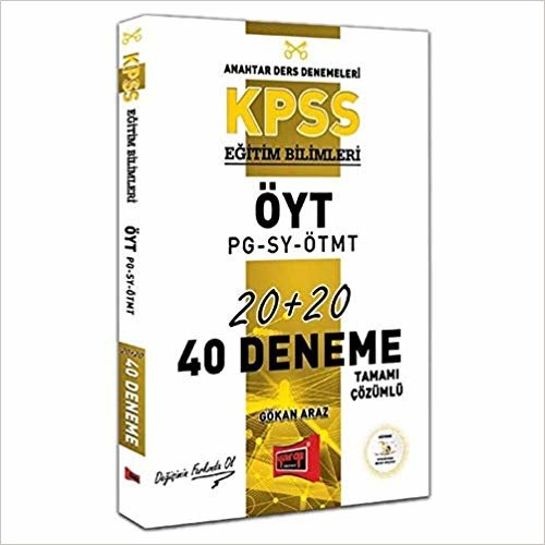KPSS Eğitim Bilimleri ÖYT-PG-SY-ÖTMT Tamamı Çözümlü 40 Deneme