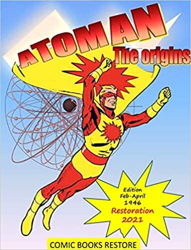 Atoman superhero, the comic book