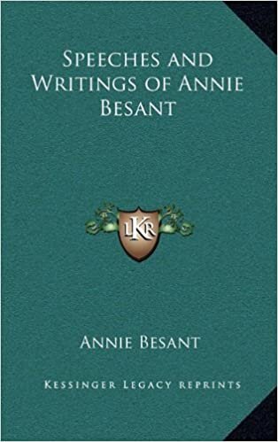 Speeches and Writings of Annie Besant indir