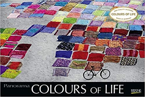 Colours of Life 2021: Großer Foto-Wandkalender mit farbigen schwarz weiß Bildern indir