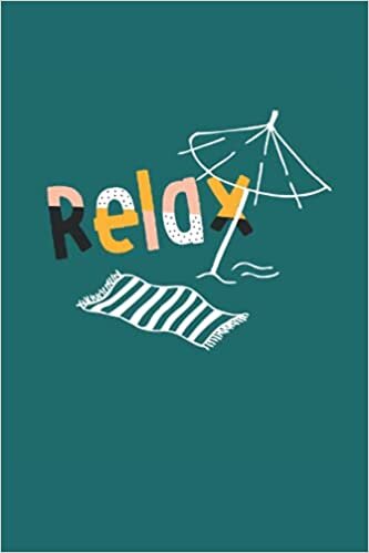Relax: Vacaciones de relajación - Playa de verano Sun regalos portátil alineado (formato A5, 15. 24 x 22. 86 cm, 120 páginas) indir