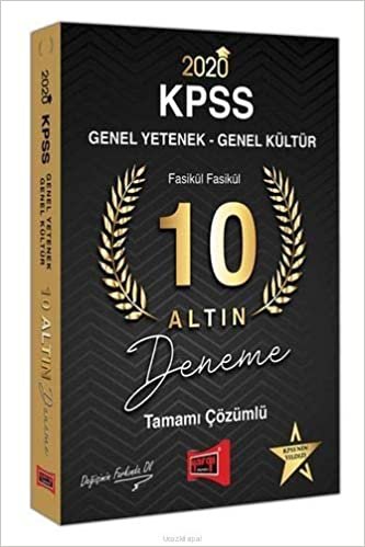 Yargı Yayınları 2020 KPSS Genel Yetenek Genel Kültür Tamamı Çözümlü 10 Altın Fasikül Deneme indir