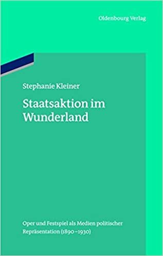 Staatsaktion im Wunderland: Oper und Festspiel als Medien politischer Repräsentation (1890–1930) (Ordnungssysteme, Band 39)