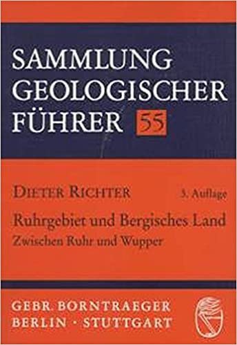 Sammlung geologischer Führer, Bd.55, Ruhrgebiet und Bergisches Land indir