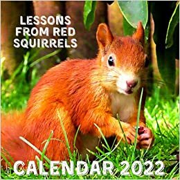 Lessons From Red Squirrels Calendar 2022: November 2021 - December 2022 Monthly Planner Mini Calendar With Inspirational Quotes