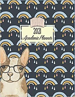 2021 Academic Planner: An Undated Student Lesson Study Planner | Monthly Organizer, Assignment, Group Project, And Daily Subject Study With Time ... Exam Prep, Cute Boohoo And Puppy Dog Cover