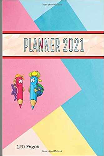Planner 2021: Weekly & Monthly Student Planner with Grades Tracker 120 Pages.