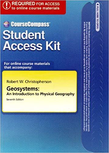 Coursecompass(tm) Student Access Kit for Geosystems: An Introduction to Physical Geography