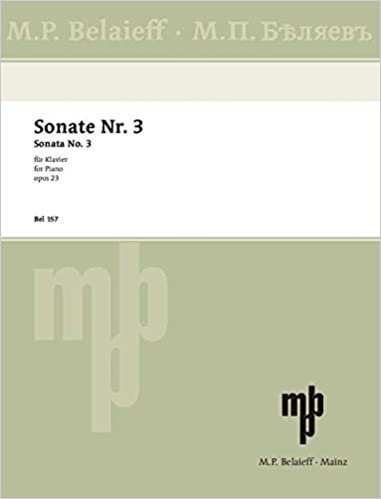 Sonate Nr. 3: fis-Moll. op. 23. Klavier.
