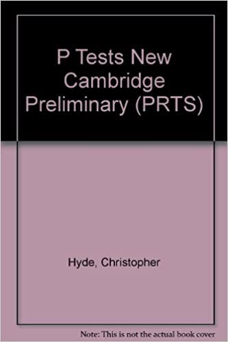 P Tests New Cambridge Preliminary (PRTS)