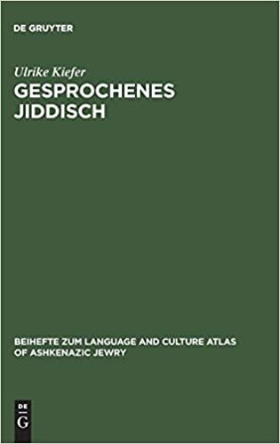Gesprochenes Jiddisch (Beihefte Zum Language And Culture Atlas Of Ashkenazic Jewry) indir