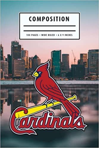 Weekly Planner Composition : St Louis Cardinals Notebook- To My Baseball Son , To My Baseball Dad - Baseball Notebook #11