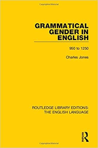 Grammatical Gender in English 950-1250: 950 to 1250 (Routledge Library Edition: The English Language, Band 14): Volume 10