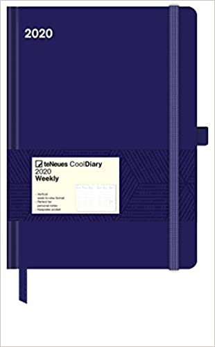 Diary - Blue/Geometric Blue 2020 Large Cool Diary indir