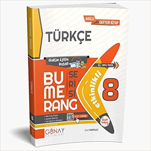 Günay Yayınları 8. Sınıf Türkçe Etkinlikli Bumerang Serisi