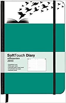 2015 Poetry Soft Touch Diary Silhouettes 16 x 22cm