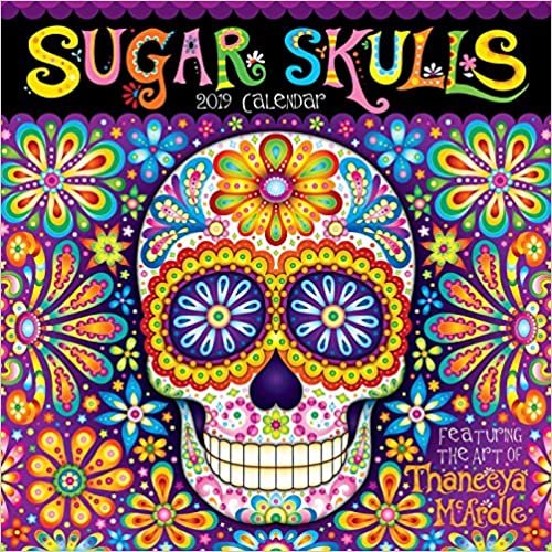Sugar Skulls 2019 Square Wall Calendar