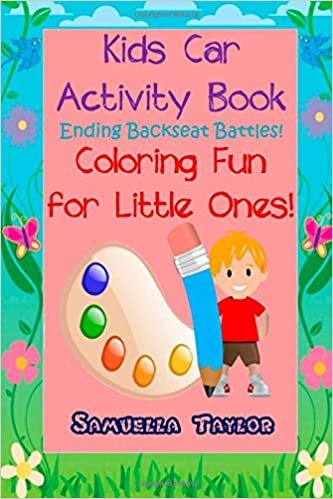 Kids Car Activity Book - Coloring Fun for Little Ones: Fruit Coloring Book