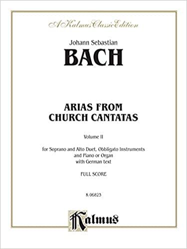 Soprano and Alto Arias (4 Duets), Vol 2: German Language Edition (Kalmus Edition)