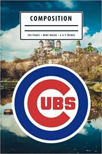 Weekly Planner Composition : Chicago Cubs Notebook- To My Baseball Son , To My Baseball Dad - Baseball Notebook #16