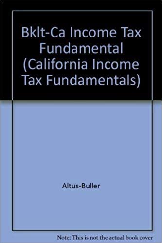 Bklt-Ca Income Tax Fundamental (California Income Tax Fundamentals) indir