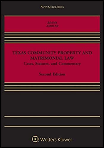 Texas Community Property and Matrimonial Law (Aspen Select)