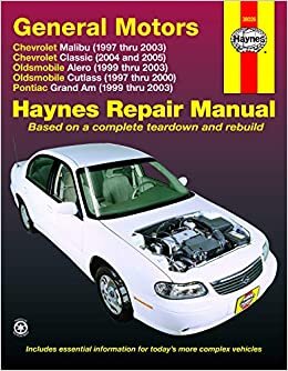 General Motors: Chevrolet Malibu (1997 thru 2003) Oldsmobile Alero (1999 thru 2003) Oldsmobile Cutlass (1997-2000) Ponti: Chevrolet Malibu (1997 Thru ... Grand Am (1999 Thru 2003) (Haynes Manuals)