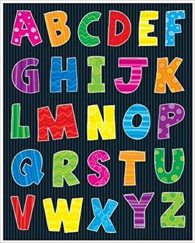 Alphabet Shape Stickers [Office Product] Carson-Dellosa Publishing