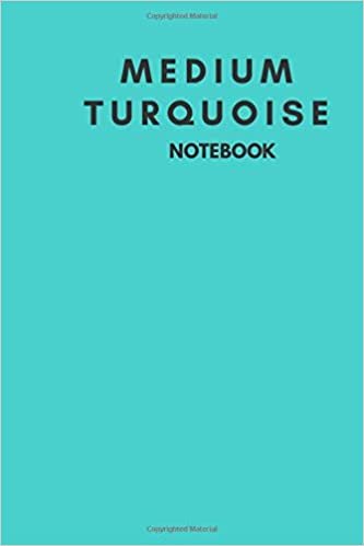 MediumTurquoise Notebook: Checked Pattern Journal Notebook,Journal, Diary,the notebook for creative note taking or journaling at school.Perfect gift for Women and Men (110 Pages, Checkered, 6 x 9)
