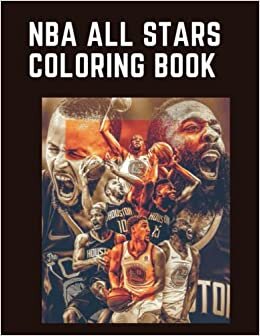 Nba All stars Coloring Book: The Ultimate Basketball , Activity and Stats Book for Adults and Kids indir