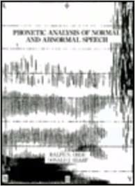 Phonetic Analysis Normal Abnormal Speech